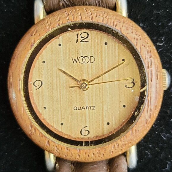 Brand Fashion Wooden Quartz Wrist Watch for Women Wood  Wood Brand Quartz Watch